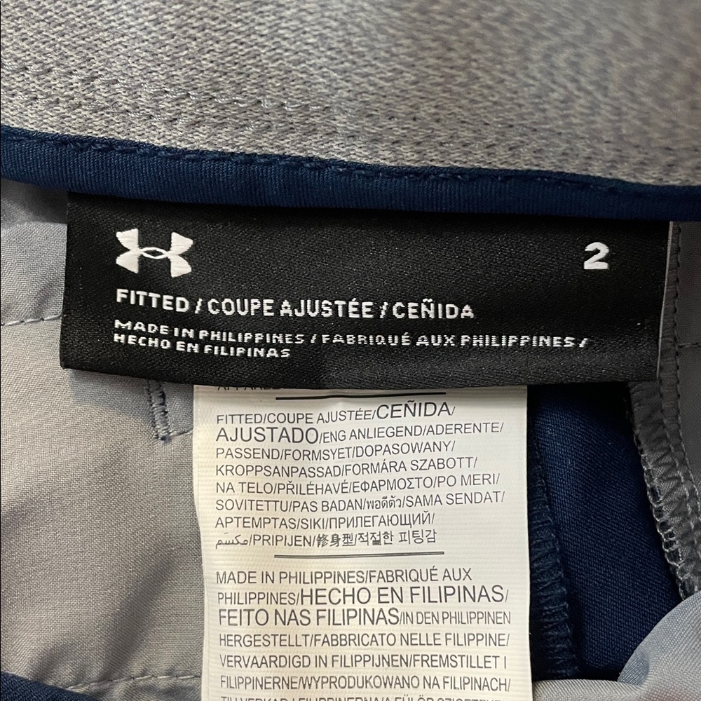 Under Armour Women's Straight Leg Pants - Navy Blue - Picture 4 of 9